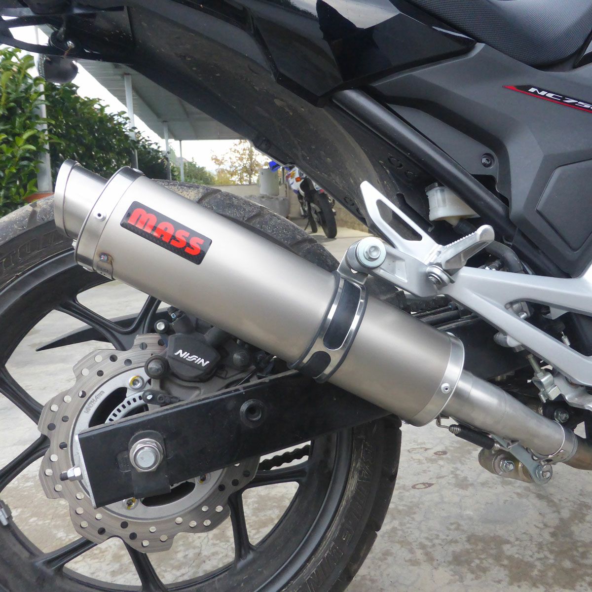 NC700/750/インテグラ GP1 ステンレス スリップオンマフラー MASS