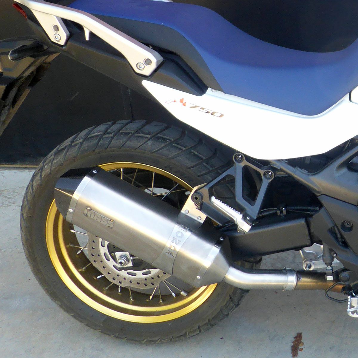 MIVV スリップオンマフラー OVAL ステンレス HONDA トランザルプ750