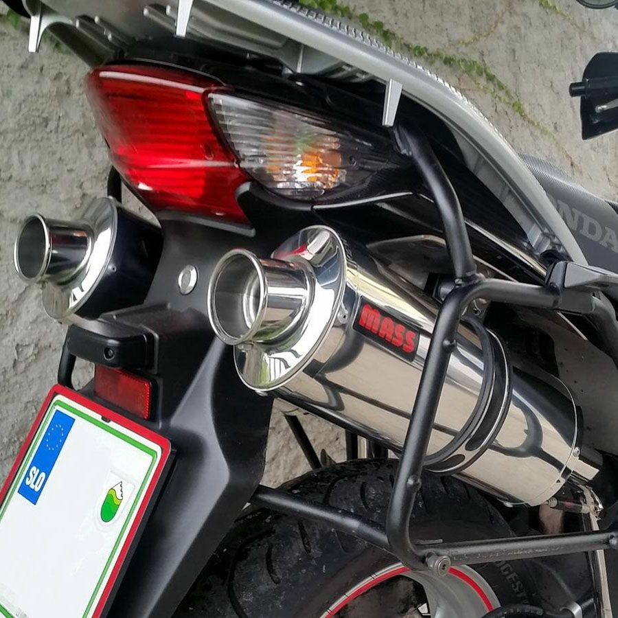 XL1000Vバラデロ オーバルカーボン スリップオンマフラー MASS Exhaust