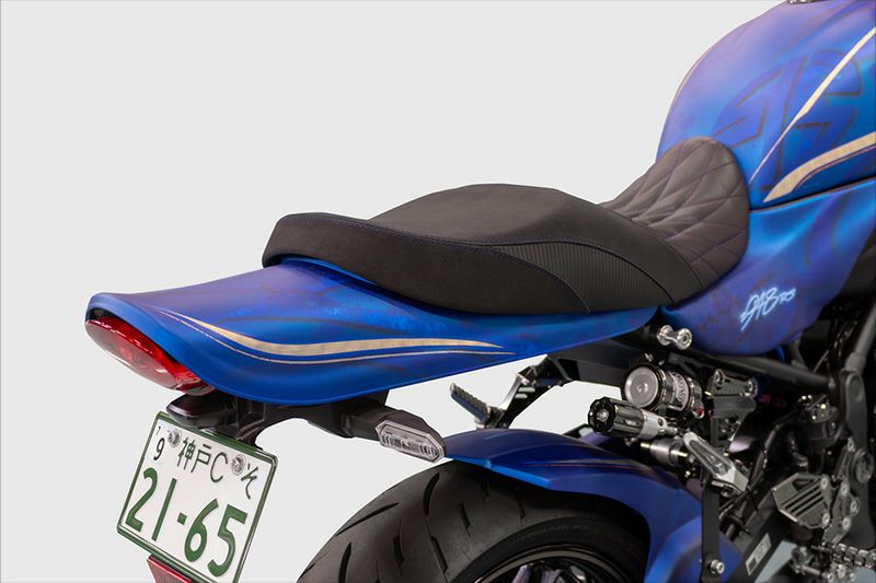 Z900RS/CAFE ヴァイパーシート ブルー ドットパンチ ARCHI | バイク