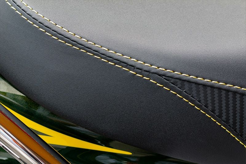 Z900RS 専用シート イエロー スエードパックスキン Z900RS/CAFE ヴァイパーシート イエロー スエード調バックスキン ARCHI