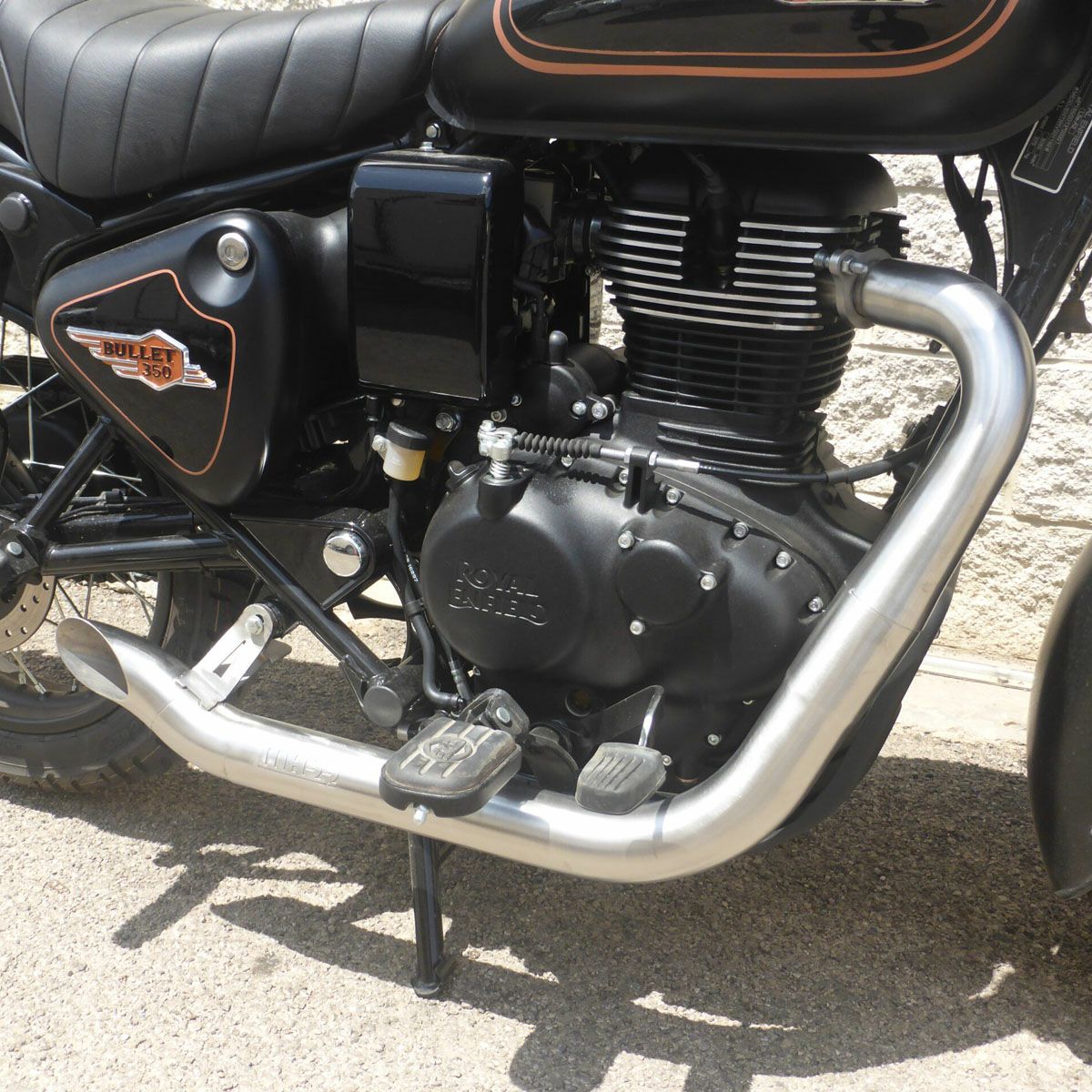 ロイヤルエンフィールド メテオ350 ロングパンジャブマフラー ロイヤルエンフィールドメテオ350/クラシック350/ブリット350
