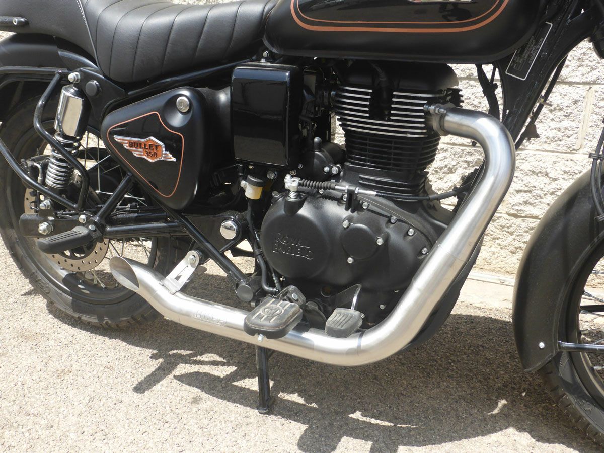 ロイヤルエンフィールド ブリット350 ステンレス1in1 Hot Rod フル