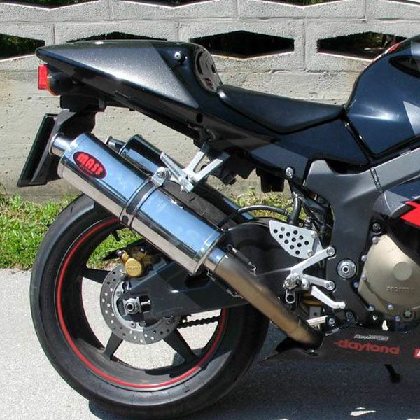 VTR 1000 SP2 danmoto マフラー ホンダ HONDA VTR1000SP-2 オーバルステンレス スリップオンマフラー MASS Exhaust