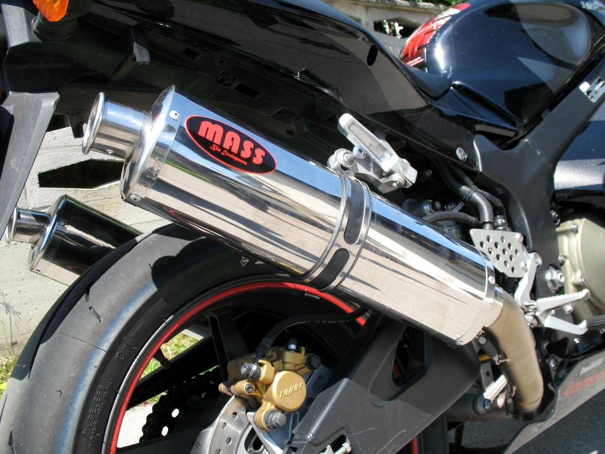 VTR1000SP-2 オーバルステンレス スリップオンマフラー MASS Exhaust