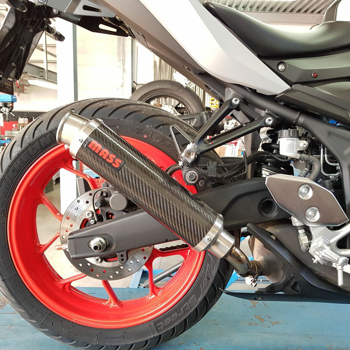 SHARK スリップオンマフラー DSX-7 ステンレス YAMAHA MT-03 (2016