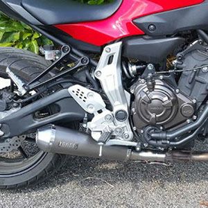 ZX-10R 06-07 Tromb チタン ローサイド スリップオンマフラー MASS