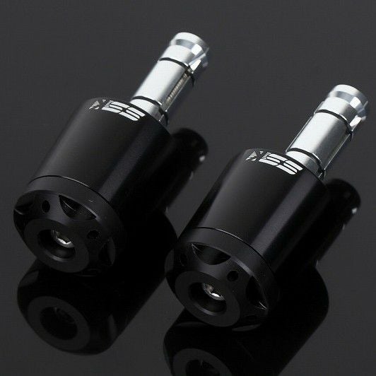 ドゥカティ　バーエンド ハンドルバーエンド スズキ ドゥカティ 汎用 内径14mm-19mm ブラック
