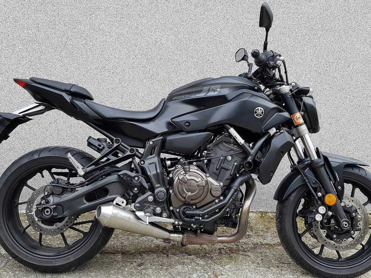 MT-07 Tromb ステンレス スリップオンマフラー MASS Exhaust | バイク