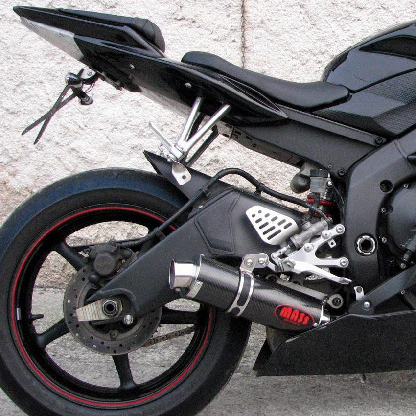 YZF-R6 06-20 GP1 カーボン スリップオンマフラー(ロー) MASS Exhaust