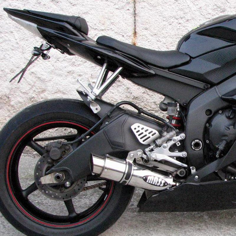 YZF-R6 06-20 GP1 ポリッシュステンレス スリップオンマフラー(ロー