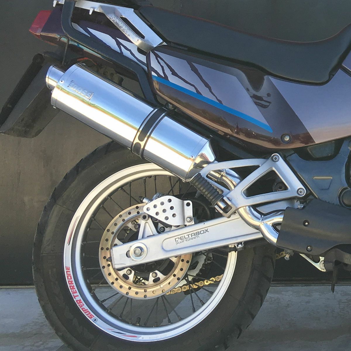 XTZ750 スーパーテネレ 89-94 オーバルチタン 2in1 フルエキゾースト