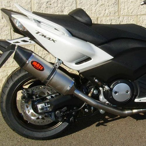 TMAX オーバルステンレス フルエキゾーストマフラー MASS Exhaust