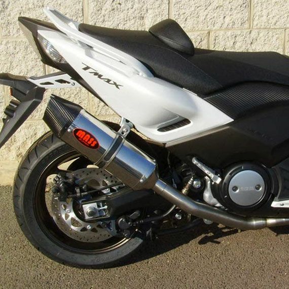TMAX オーバルステンレス フルエキゾーストマフラー MASS Exhaust