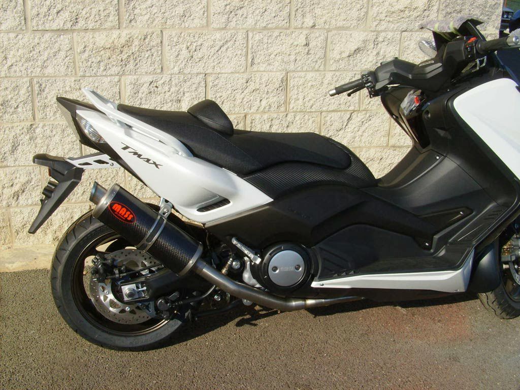 TMAX オーバルカーボン フルエキゾーストマフラー MASS Exhaust