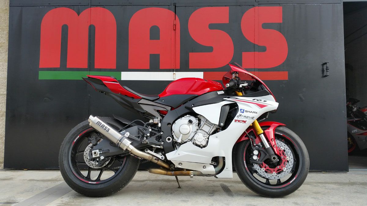 YZF-R1/R1M 15-20 GP1チタンマフラー+触媒デリートパイプ(レーシング