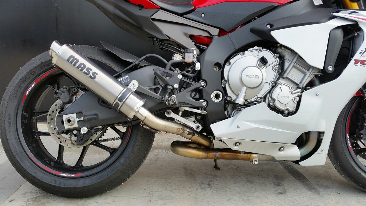 YZF-R1/R1M 15-20 GP1チタンマフラー+触媒デリートパイプ(レーシング