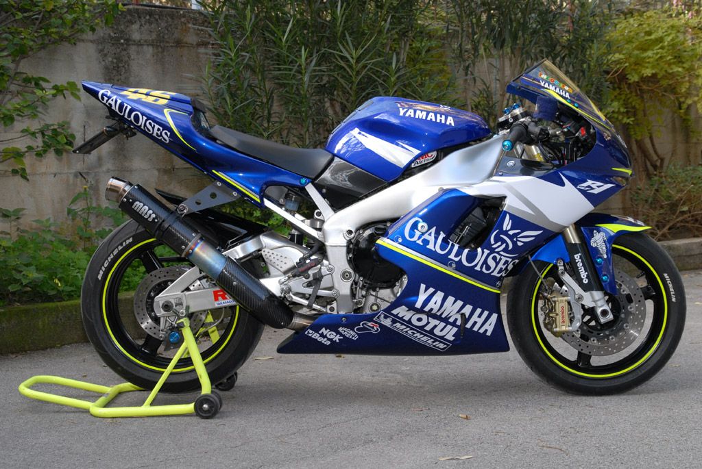 YZF-R1 98-01 M1スタイル チタンカーボン スリップオンマフラー MASS