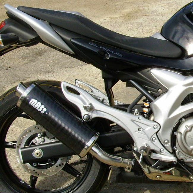 グラディウス オーバルカーボン スリップオンマフラー MASS Exhaust