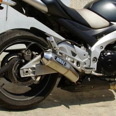 GSR600 Trombカーブチタン スリップオンマフラー MASS Exhaust