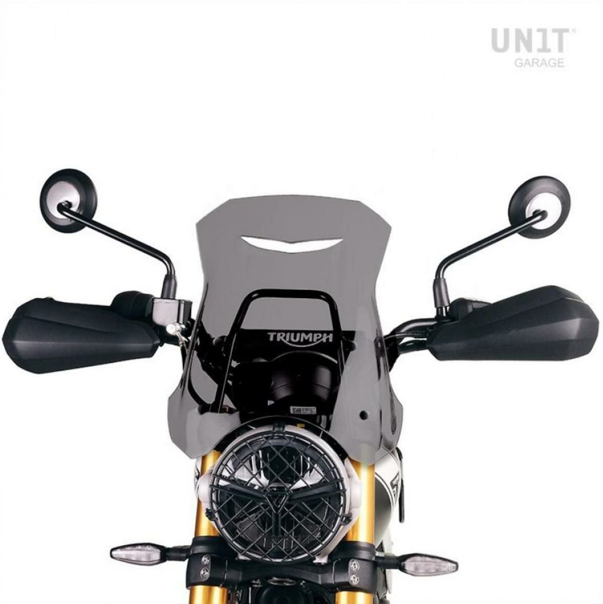 トライアンフ スクランブラー400X ウインドシールド XL クリア UNIT