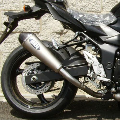 GSR750 Evoチタン スリップオンマフラー カーボンチップ MASS Exhaust