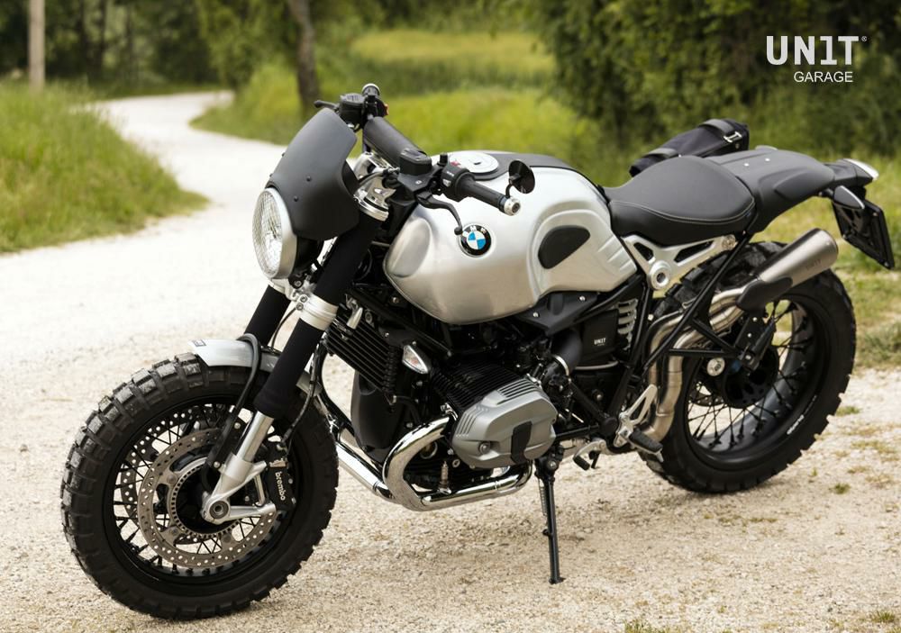 BMW RnineT スリップオンマフラー ハイパイプ ステンレス＆チタン UNIT