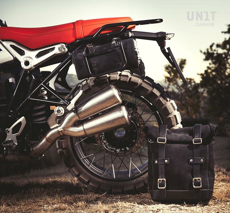 BMW RnineT スリップオンマフラー ダブルローパイプ フルチタン UNIT