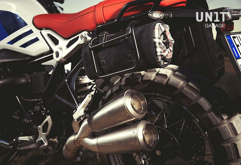 BMW RnineT スリップオンマフラー ダブルローパイプ フルチタン UNIT