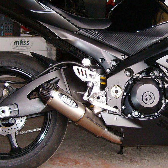 ヨシムラUSA RS-3 スリップオン ステンレス マフラー カワサキ ZX-6