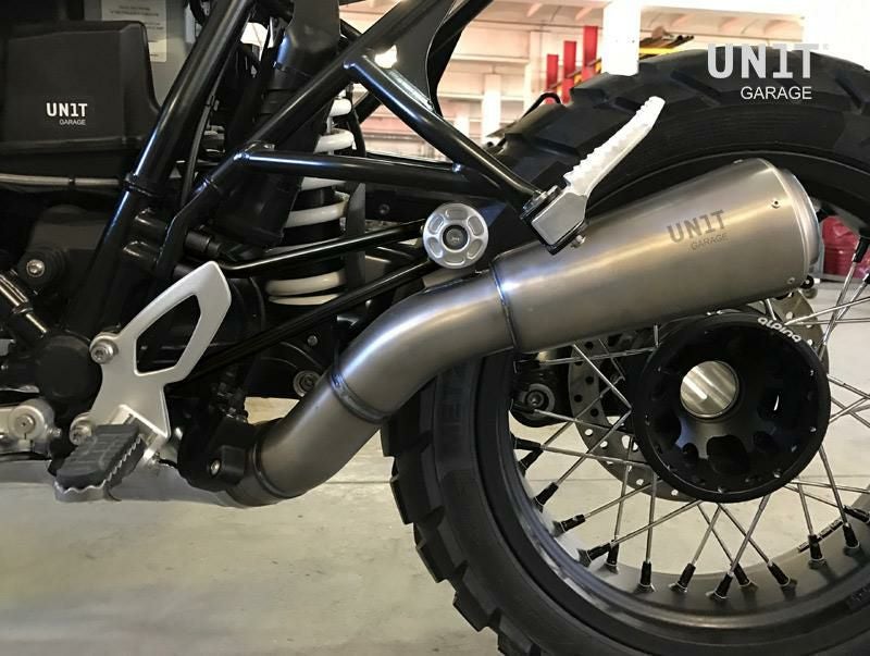 BMW RnineT Scrambler スリップオンマフラー ローパイプ フルチタン E