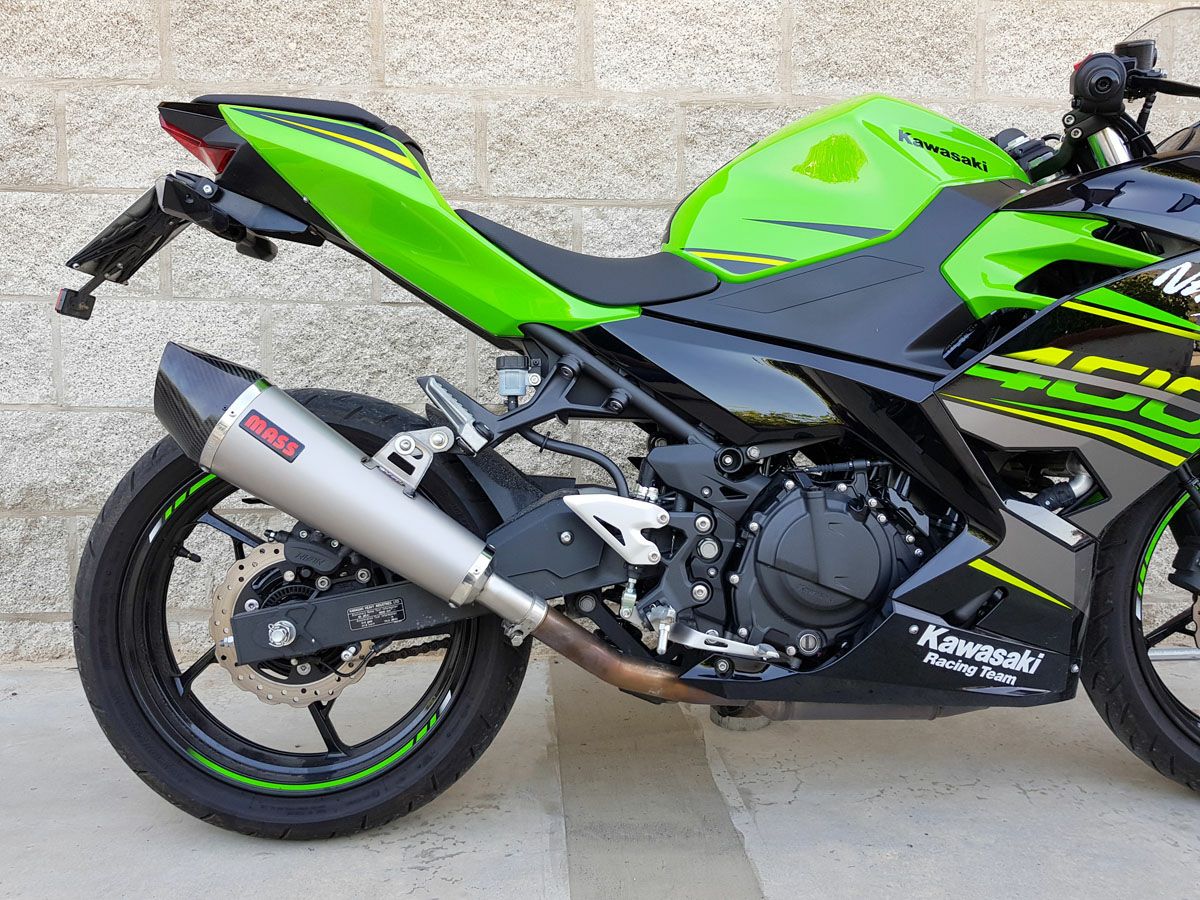 Ninja400(ニンジャ400) EVO チタン スリップオンマフラー カーボン