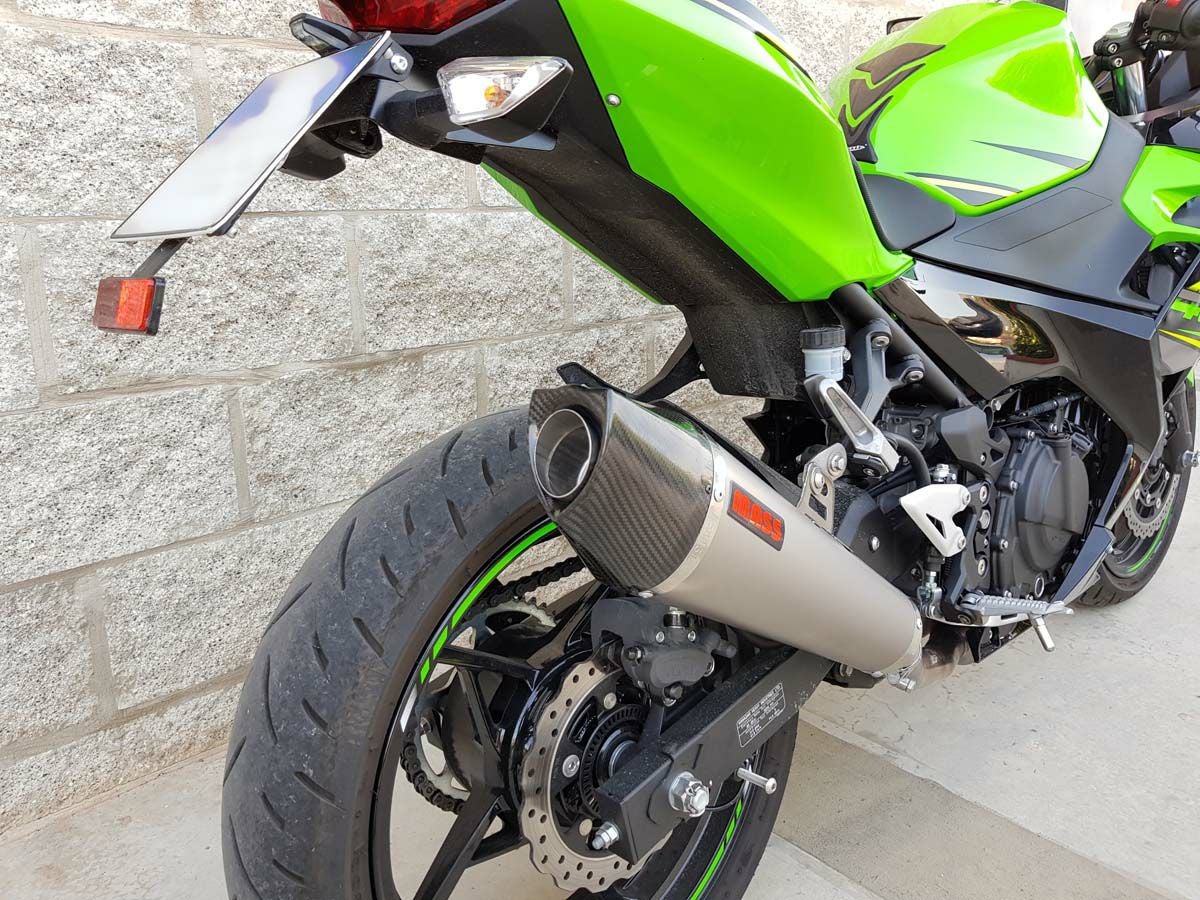 Ninja400(ニンジャ400) EVO チタン スリップオンマフラー カーボン