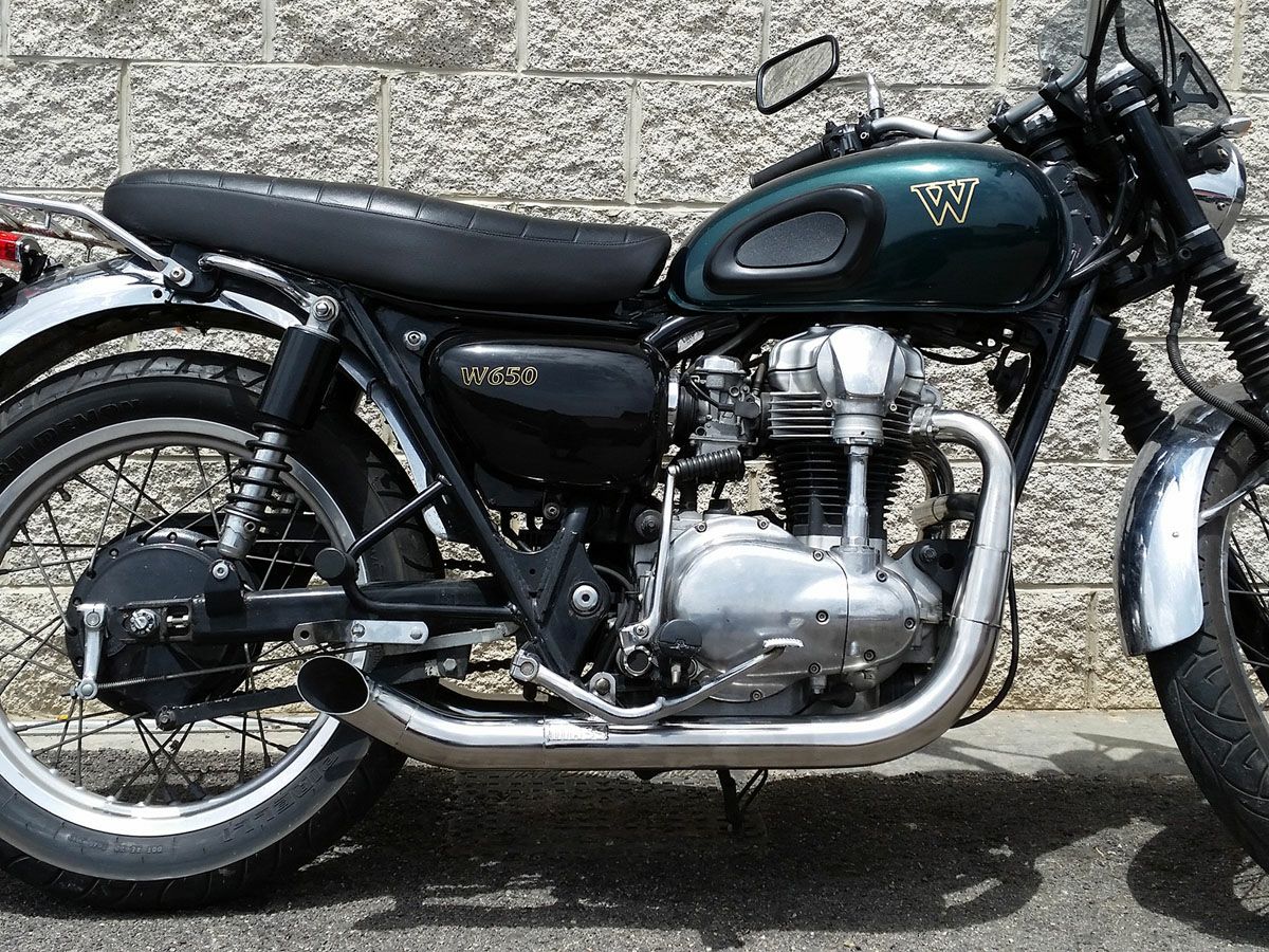 W650 ステンレス2in2 Hot Rod フルエキゾーストマフラー MASS Exhaust