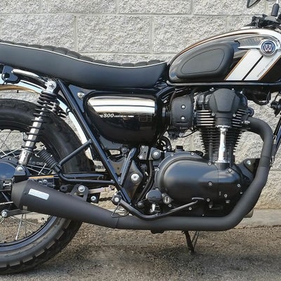 W800 メガホン フルエキ マフラー MegaBrat オメガレーサー カワサキ