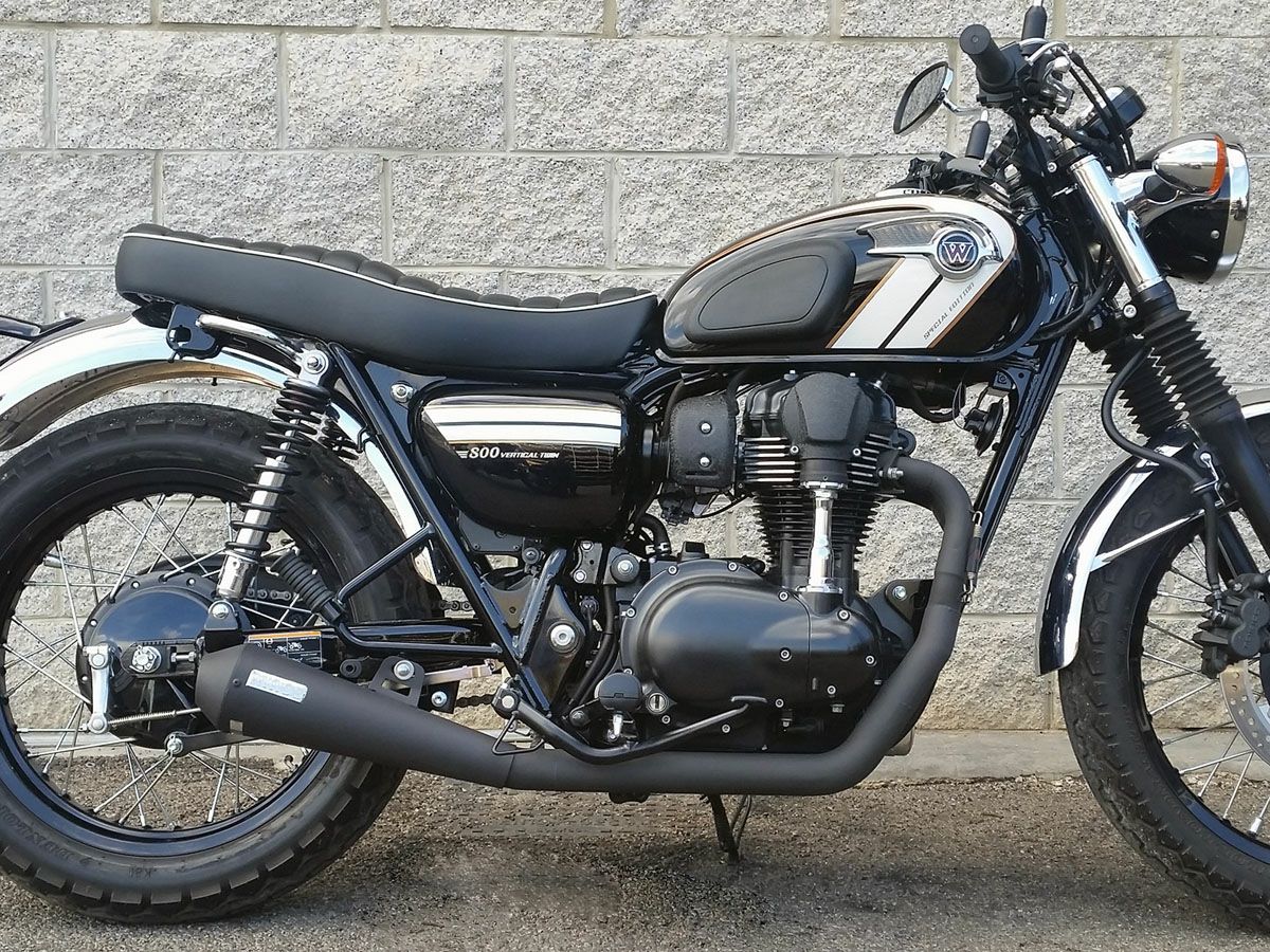 W800 ステンレス2in1 Tromb フルエキゾーストマフラー MASS Exhaust
