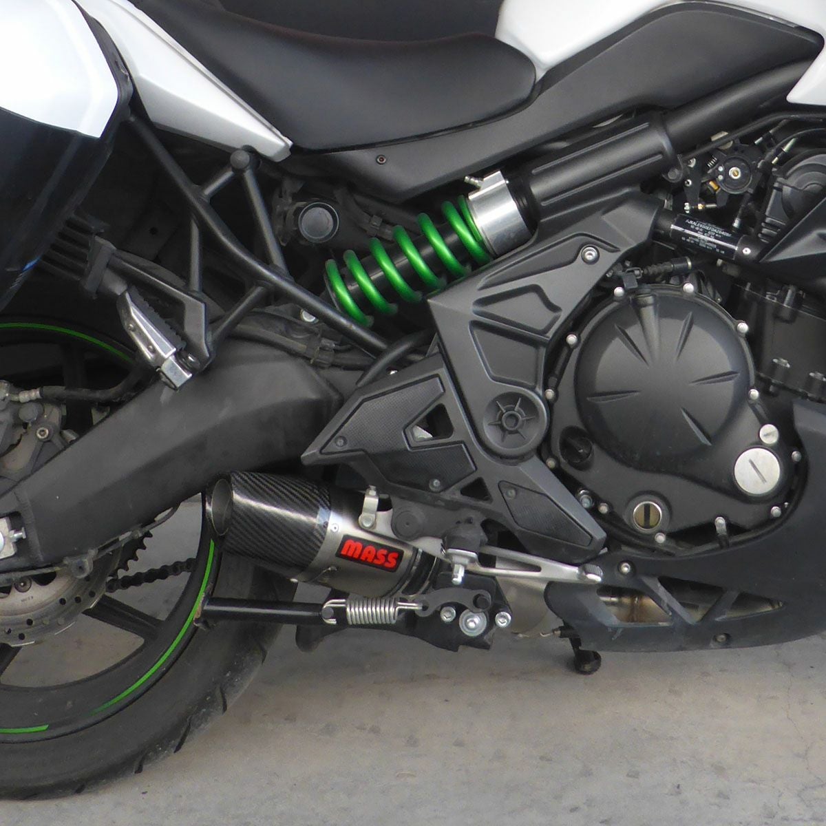 SHARK フルエキゾースト Street GP カーボン KAWASAKI ER-6f / ER-6n