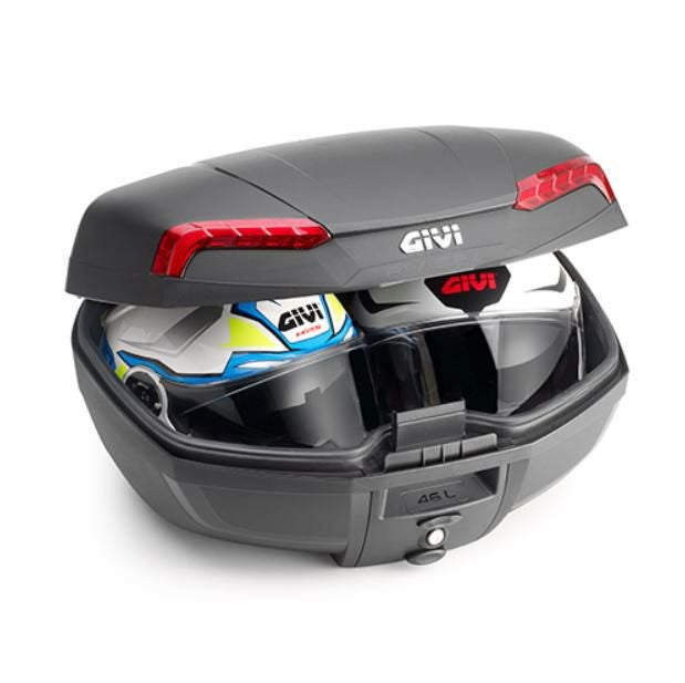 ジビ(GIVI) MONOLOCK 46L トップケース E46 テックリビエラ ブラック