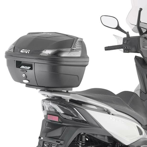 ジビ(GIVI) MONOLOCK 47L トップケース B47 ブレードテック ブラック 
