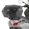 ジビ(GIVI) MONOLOCK 47L トップケース B47 ブレードテック  ブラック（素材カラー）/スモークリフレクター ユニバーサルベースプレート付_4