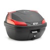 ジビ(GIVI) MONOLOCK 37L トップケース B37ブレード ブラック/レッドリフレクター ユニバーサルベースプレート付_1
