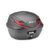 ジビ(GIVI) MONOLOCK 39L トップケース B360N2 ブラック/レッドリフレクター ユニバーサルベースプレート付_1