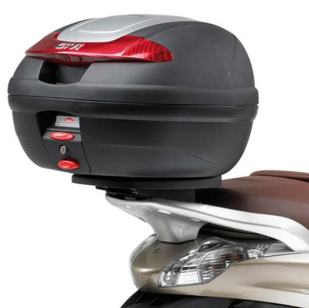 ジビ(GIVI) MONOLOCK 34L トップケース E340 ビジョン ブラック/レッド