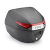 ジビ(GIVI) MONOLOCK 30L トップケース C30 ブラック/レッドリフレクター ユニバーサルベースプレート付_1