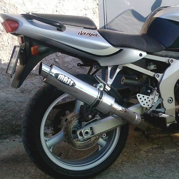 Ninja 636/ZX-6R 02-03 GP1 ステンレス スリップオンマフラー MASS