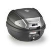 ジビ(GIVI) MONOLOCK 30L トップケース E300NT2B ブラック/シルバーカラーリフレクター ユニバーサルベースプレート付_1