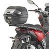ジビ(GIVI) MONOLOCK 30L トップケース E300NT2B ブラック/シルバーカラーリフレクター ユニバーサルベースプレート付_2