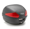 ジビ(GIVI) MONOLOCK 29L トップケース B29N2 ブラック/レッドリフレクター ユニバーサルベースプレート付_1