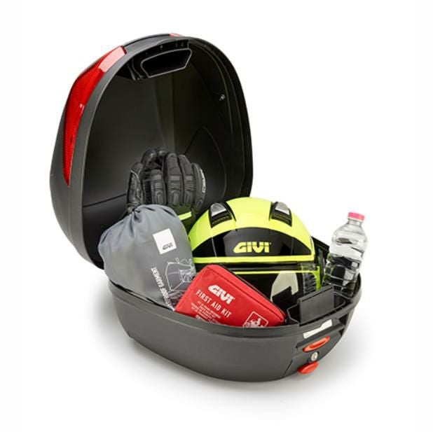 ジビ(GIVI) MONOLOCK 29L トップケース B29N2 ブラック/レッド