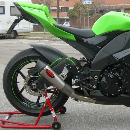 ZX-10R 08-09 Trombカーブチタン スリップオンマフラー MASS Exhaust